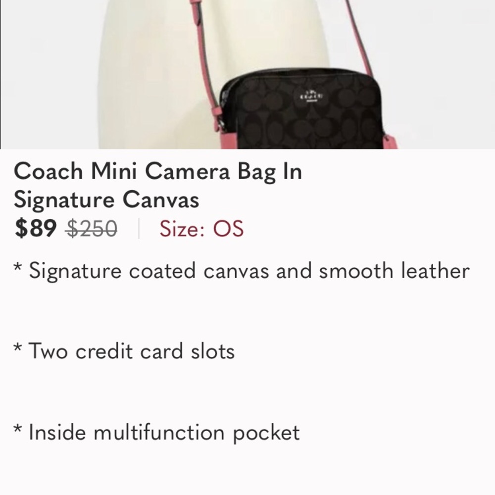 Coach Camera Bag - Picture 5 of 5